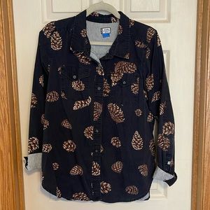 Kavu Billie Jean Button Up Shirt - Women’s Medium